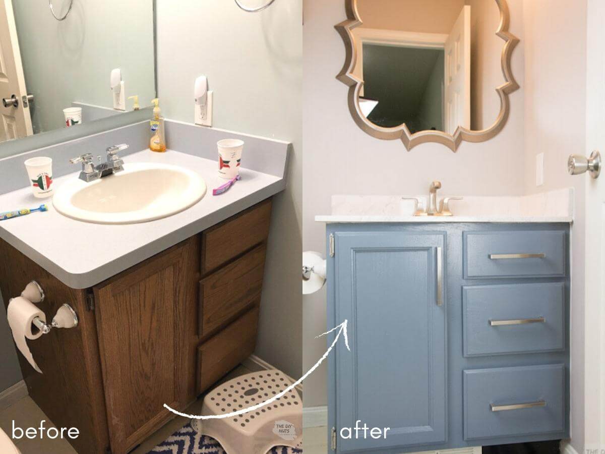 How to Paint My Bathroom Cabinets Like a Pro